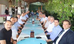 Kaymakam Polat için veda yemeği gerçekleştirildi