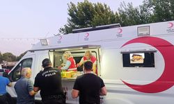 Kızılay, ateş savaşçılarının yanında