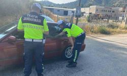Köşk’te 201 araç sorgulandı