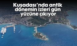 Kuşadası’nda antik dönemin izleri gün yüzüne çıkıyor