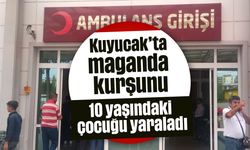 Kuyucak'ta maganda kurşunu 10 yaşındaki çocuğu yaraladı