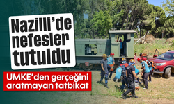 Nazilli'de nefesler tutuldu: UMKE'den gerçeğini aratmayan tatbikat