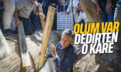 Ferdi Başkan'ın cenazesinden acı kareler