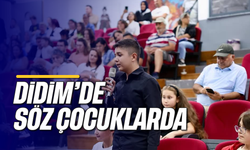 Didim'de söz çocuklarda