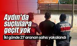 Aydın’da suçlulara geçit yok: İki günde 27 aranan şahıs yakalandı