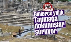 Binlerce yıllık Tapınağa dokunuşlar sürüyor