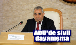 ADÜ’de sivil dayanışma