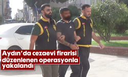 Aydın'da cezaevi firarisi düzenlenen operasyonla yakalandı