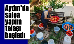 Aydın’da salça yapım telaşı başladı