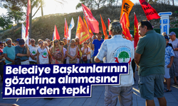 Belediye Başkanlarının gözaltına alınmasına Didim'den tepki