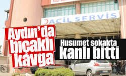 Aydın’da bıçaklı kavga: Husumet sokakta kanlı bitti