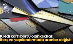 Kredi kartı borcu olan dikkat: Borç ve yapılandırmada oranlar değişti
