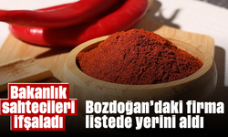 Bakanlık sahtecileri ifşaladı: Bozdoğan’daki firma listede yerini aldı