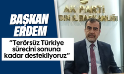 “Terörsüz Türkiye sürecini sonuna kadar destekliyoruz”