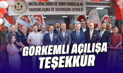 Görkemli açılışa teşekkür