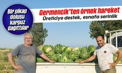 Germencik’ten örnek hareket: Üreticiye destek, esnafa serinlik