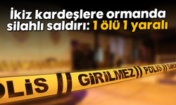 İkiz kardeşlere ormanda silahlı saldırı: 1 ölü, 1 yaralı