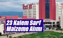 23 Kalem Sarf Malzeme Alımı