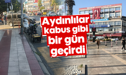 Aydınlılar kabus gibi bir gün geçirdi