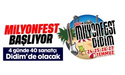 “Milyonfest” başlıyor; 4 günde 40 sanatçı Didim’de olacak
