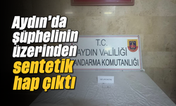 Aydın'da şüphelinin üzerinden sentetik hap çıktı