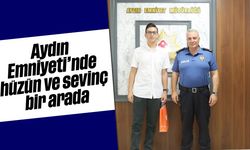 Aydın Emniyeti’nde hüzün ve sevinç bir arada