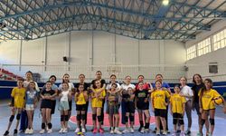 Sporun kalbi Germencik’te aileyle attı