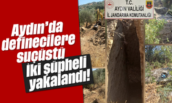 Aydın’da definecilere suçüstü: İki şüpheli yakalandı!