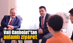 Vali Canbolat’tan anlamlı ziyaret