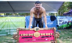 Yağlı güreş şöleninde başpehlivan Erkan Taş oldu