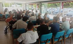 Didim’de görev yeri değişen şube müdürlerine veda yemeği