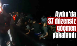 Aydın’da 37 düzensiz göçmen yakalandı