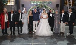 Aydın’da görkemli düğün; Beyza ile Kamil evlendi