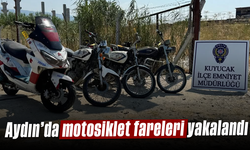 Aydın'da motosiklet fareleri yakalandı