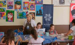 Aydınlı çocuklar sanatsal tasarımla tanışıyor