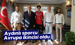 Aydınlı sporcu, Avrupa ikincisi oldu