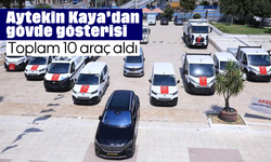Aytekin Kaya’dan gövde gösterisi: Toplam 10 araç aldı