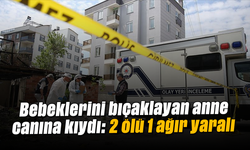 Bebeklerini bıçaklayan anne canına kıydı: 2 ölü, 1 ağır yaralı