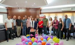 Didim Belediyesi personeli Gençay'ın doğum gününü kutladı