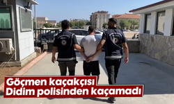 Göçmen kaçakçısı Didim polisinden kaçamadı