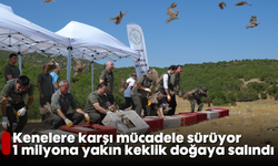 Kenelere karşı mücadele sürüyor: 1 milyona yakın keklik doğaya salındı