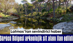 Latmos'tan sevindirici haber, ''Sürücü Bölgesi'' arkeolojik sit alanı ilan edildi