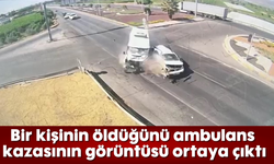 Bir kişinin öldüğünü ambulans kazasının görüntüsü ortaya çıktı