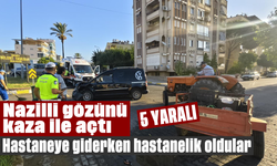 Nazilli gözünü kaza ile açtı: Hastaneye giderken hastanelik oldular