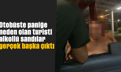Otobüste paniğe neden olan turisti alkollü sandılar, gerçek başka çıktı