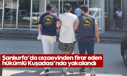 Şanlıurfa’da cezaevinden firar eden hükümlü Kuşadası’nda yakalandı