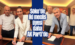 Söke'de iki meclis üyesi daha AK Parti'de