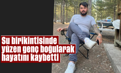 Su birikintisinde yüzen genç boğularak hayatını kaybetti
