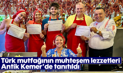 Türk mutfağının muhteşem lezzetleri Antik Kemer'de tanıtıldı