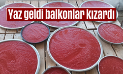 Yaz geldi, balkonlar kızardı
